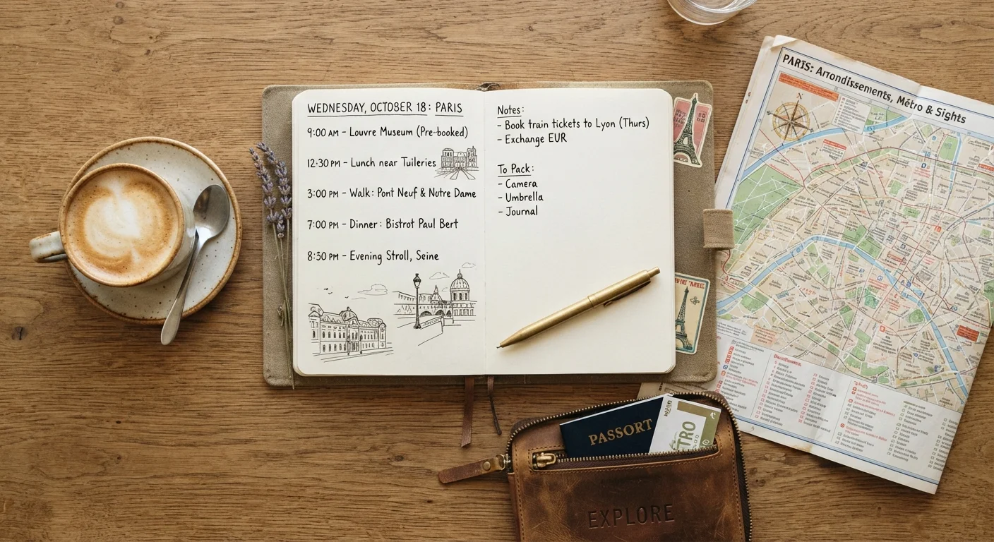 Building Your Trip Itinerary Without Over-Scheduling It