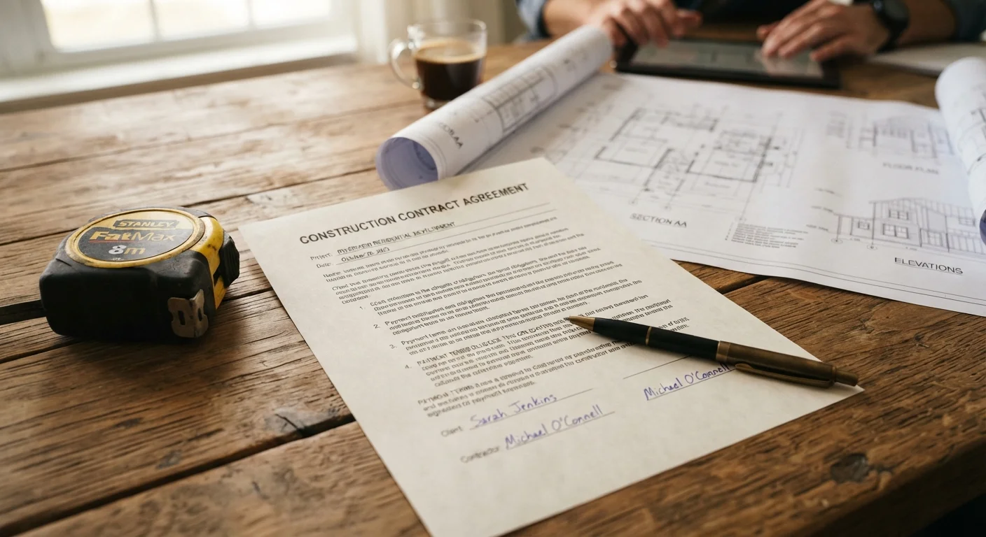Common Terms in Builder Contracts and What They Actually Mean