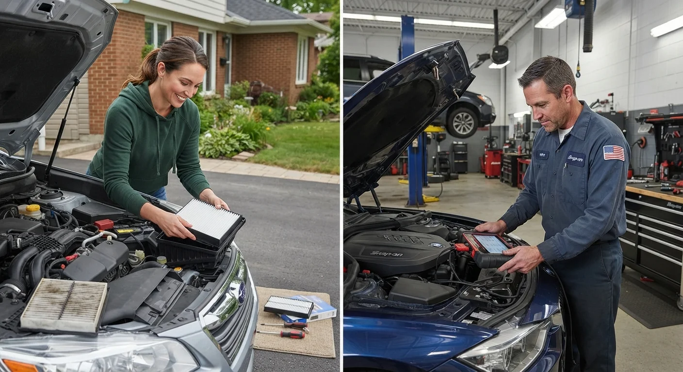 DIY Car Maintenance vs Taking It to a Garage