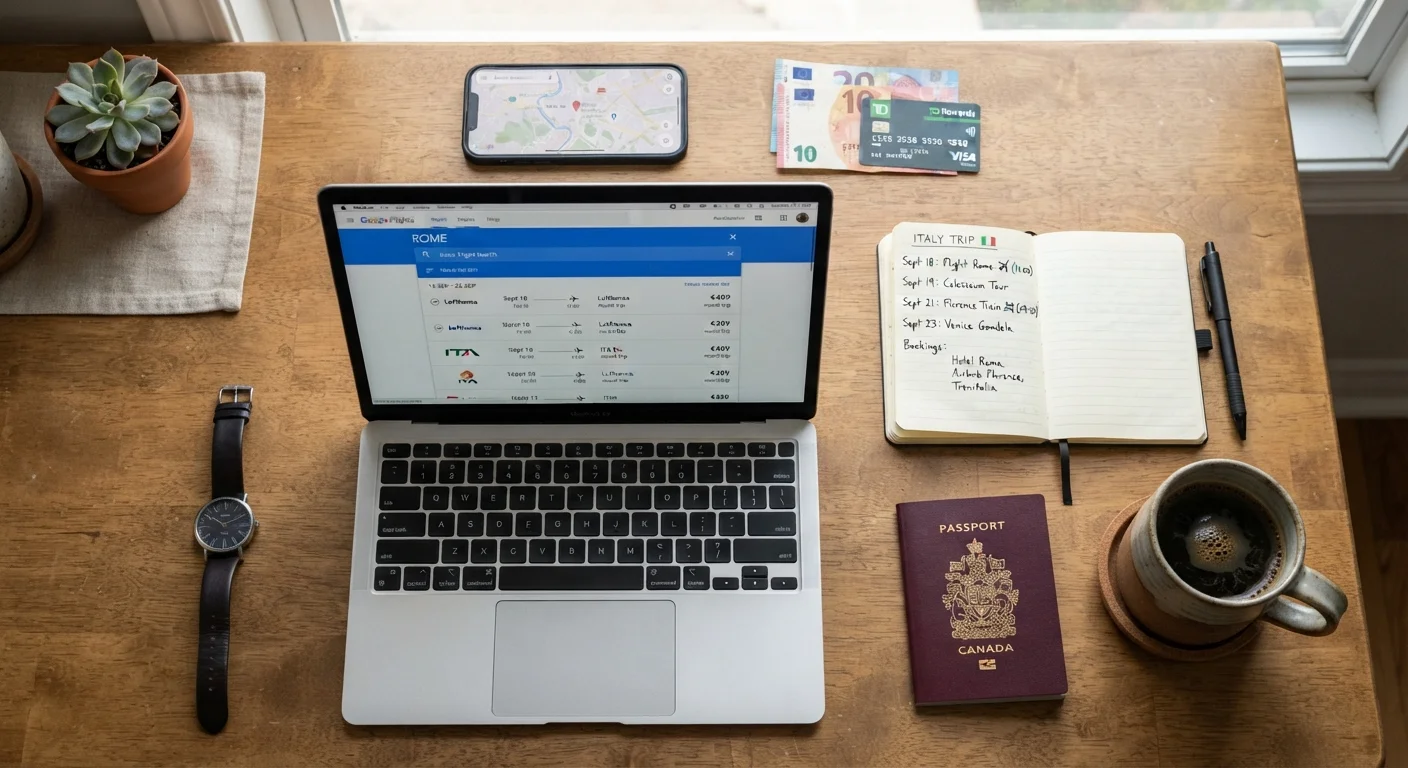 Flights First or Accommodation First? A Framework for Booking Order