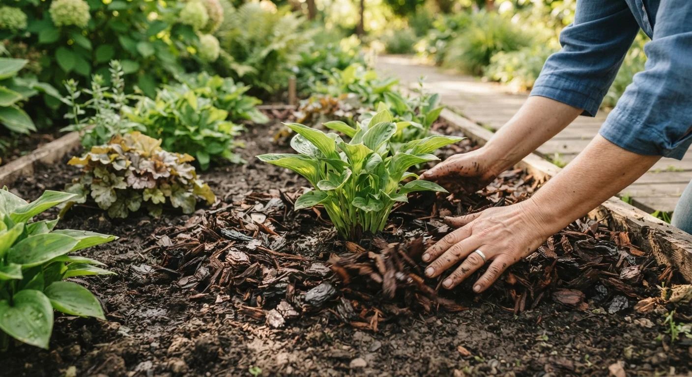 Laying Garden Mulch Without Making a Mess of It