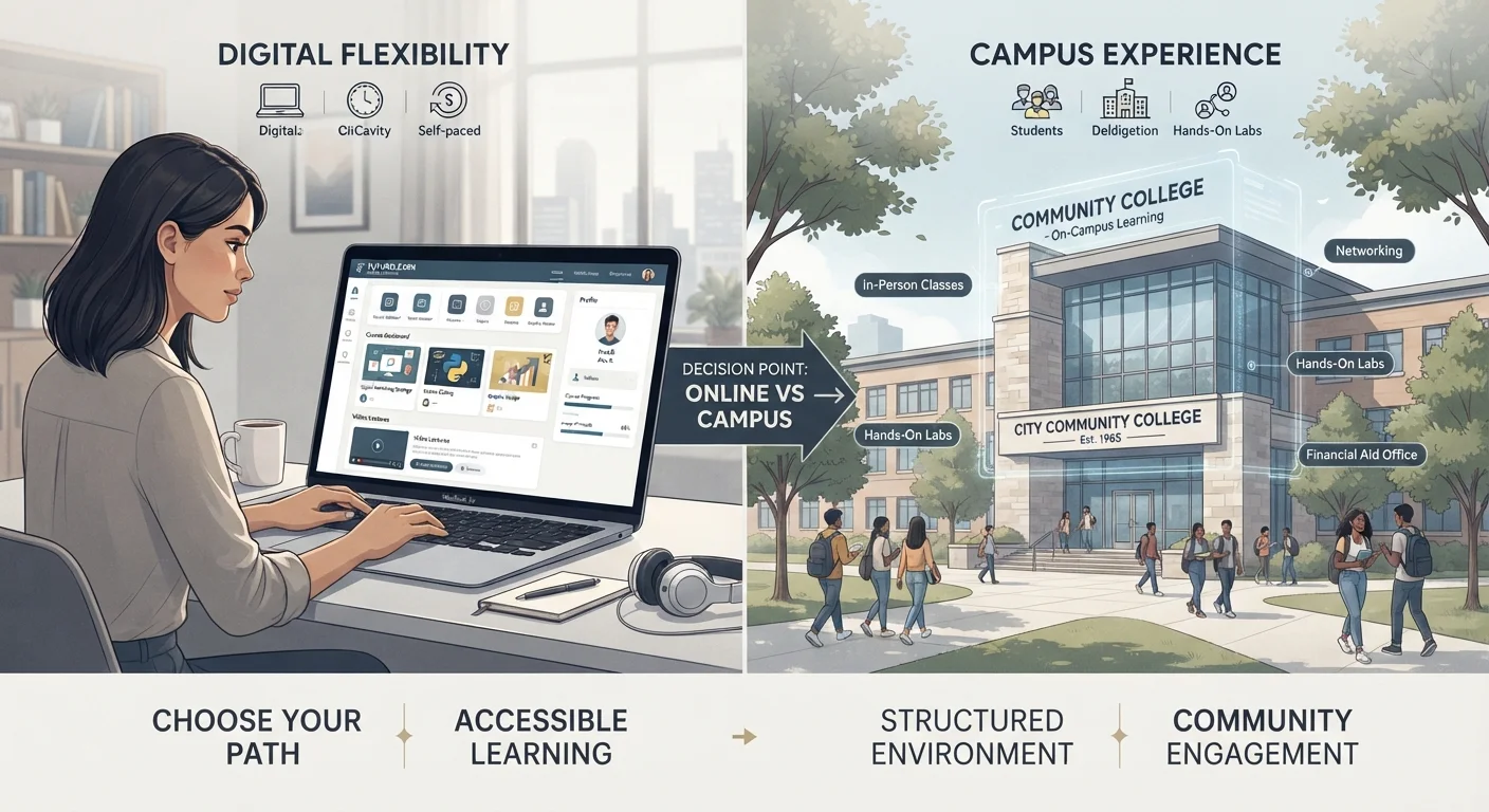 MOOCs vs Community College Online Programmes: Weighing Your Options