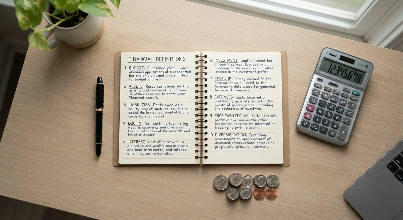 Personal Finance Vocabulary: Savings and Debt Terms Defined