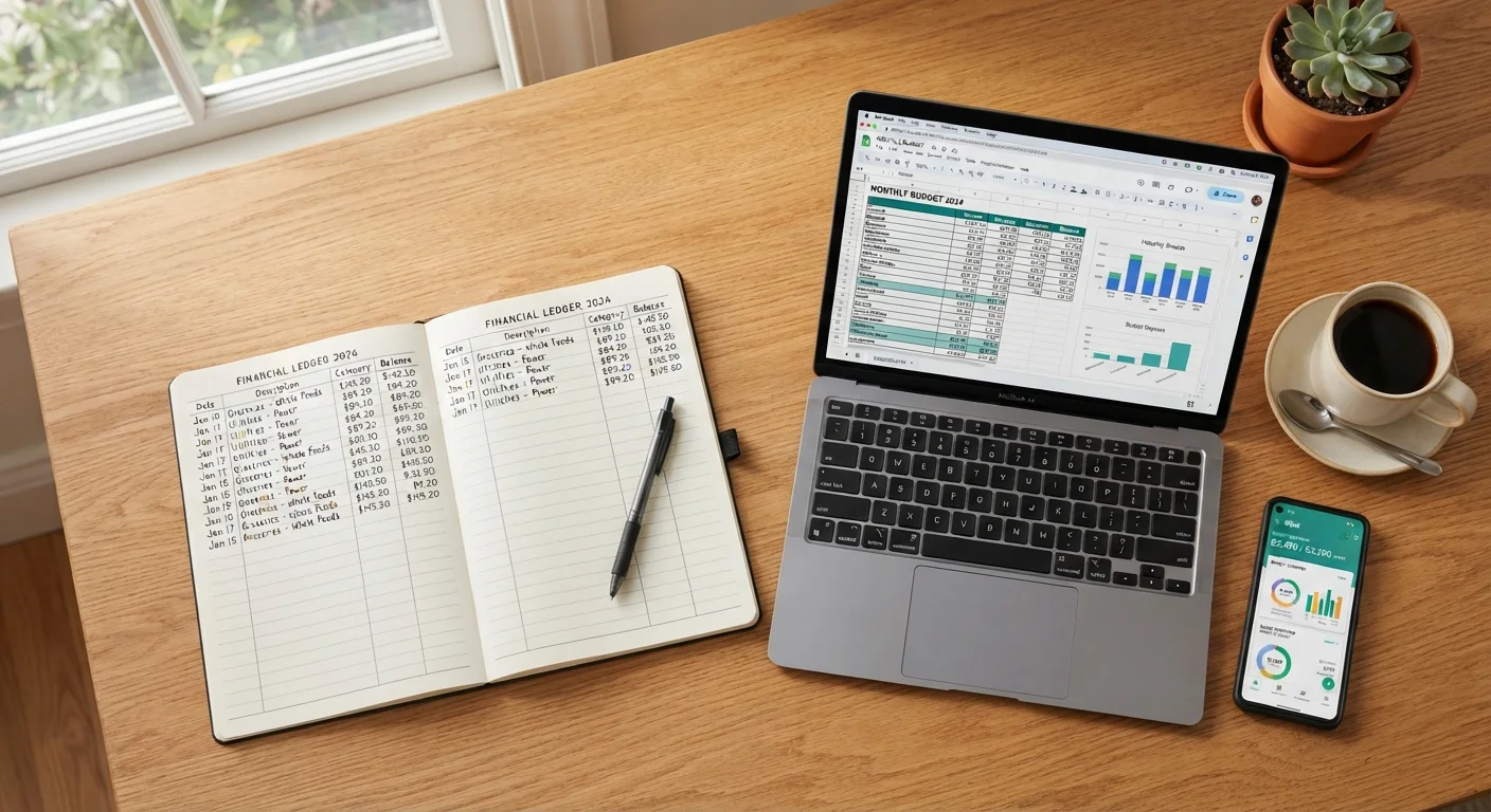 Tracking Every Dollar: Manual Ledgers, Spreadsheets, and Apps Compared