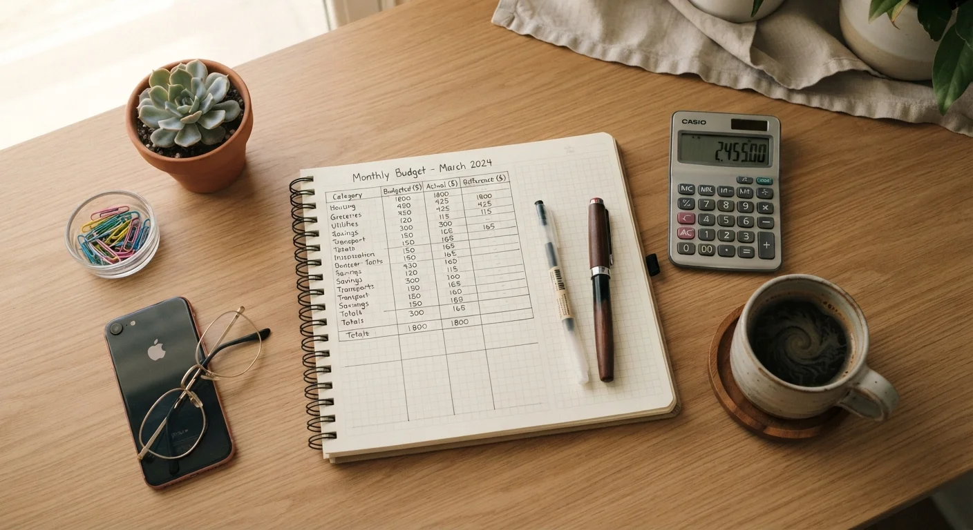 Your First Monthly Budget: A Practical Walkthrough